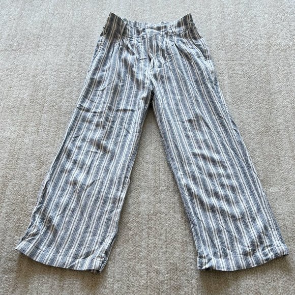 Abercrombie & Fitch Pants - Abercrombie & Fitch High Rise Wide Leg Stripe Pants XS Petite
